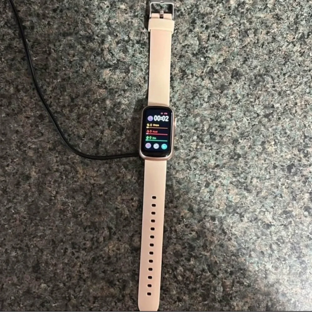 Smartwatch with Cream Band